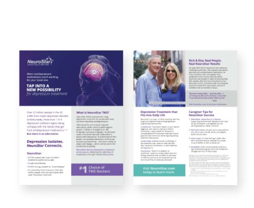 Image of NeuroStar TMS Caregiver Brochure