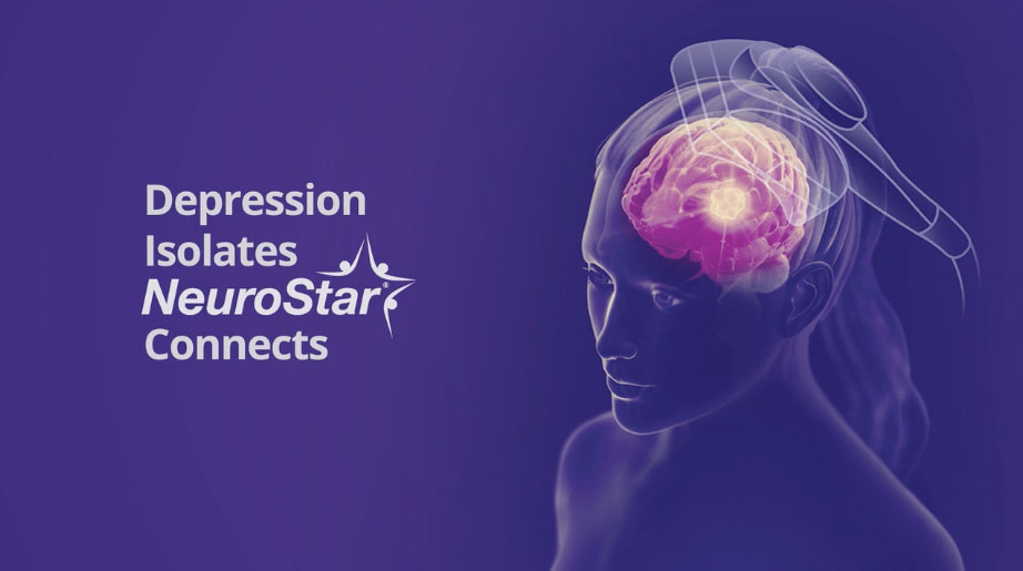 Depression isolates NeuroStar connects video