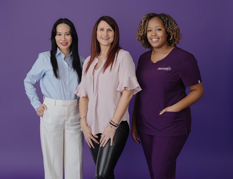 NeuroStar patient with care team