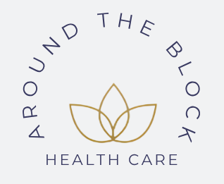 Around the Block Health Care logo